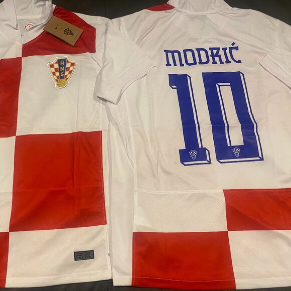 NIKE CROATIA Nat'l Team LUKA MODRIC WORLD CUP Men's JERSEY All Sizes - Picture 8 of 8